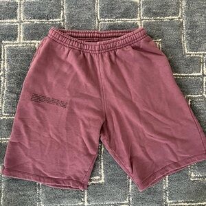 Pangaia Eggplant Mid-length shorts